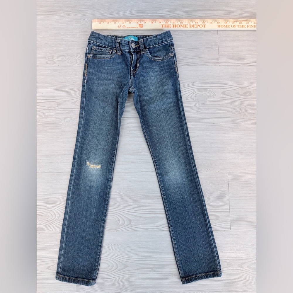 Old Navy Girls Skinny Jeans in Washed Blue Denim size 8